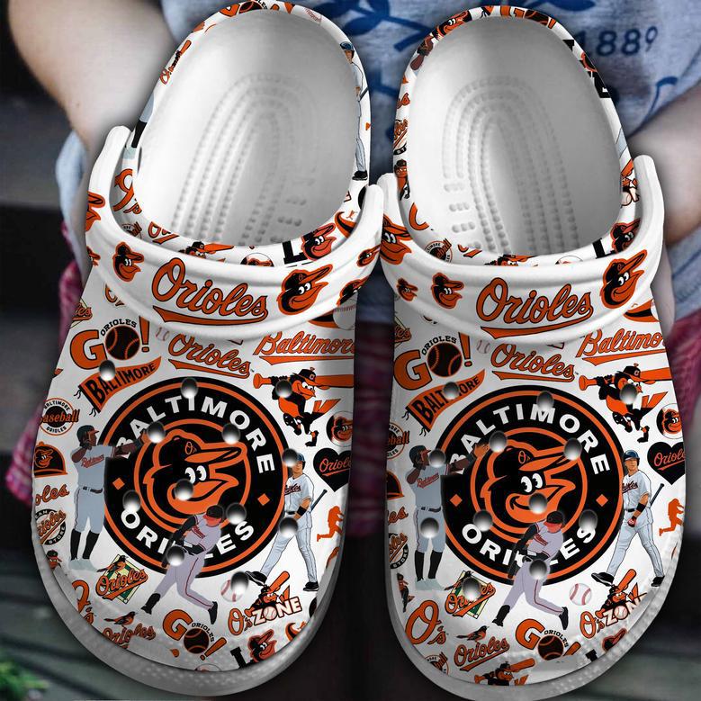 Baltimore Orioles Mlb Sport Crocs Crocband Clogs Shoes