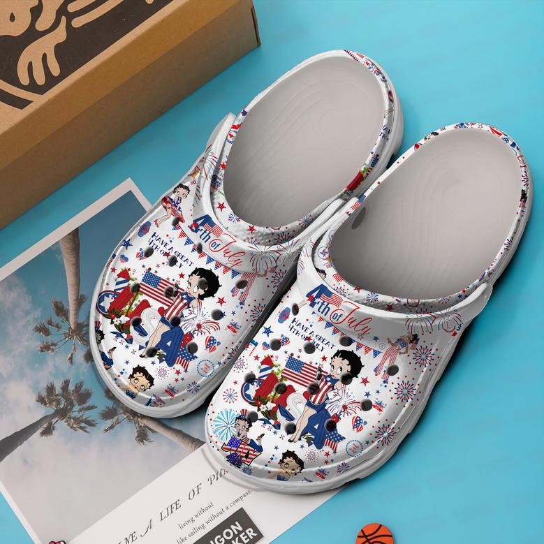 Betty Boop Cartoon Crocs Crocband Clogs Shoes