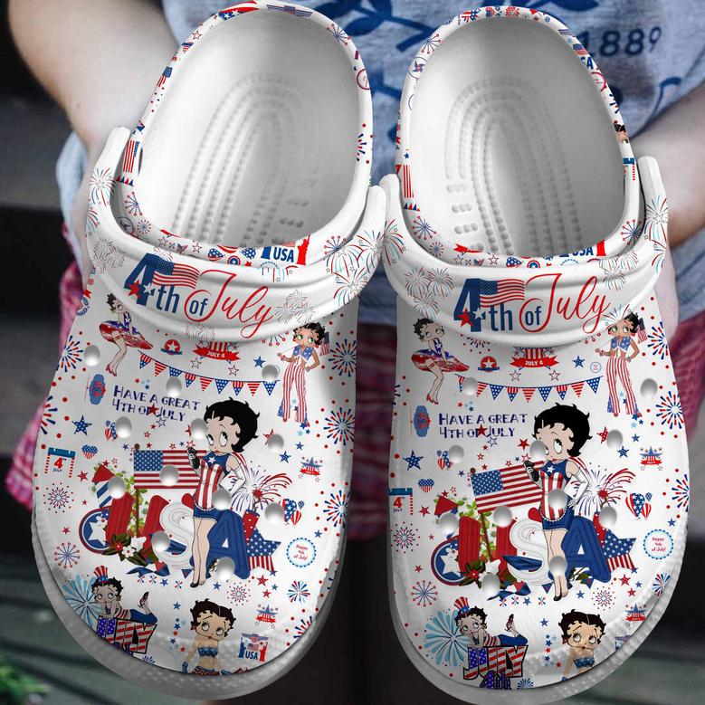 Betty Boop Cartoon Crocs Crocband Clogs Shoes