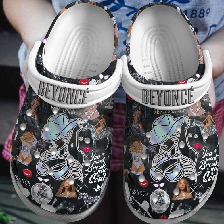 Beyonce Music Crocs Crocband Clogs Shoes