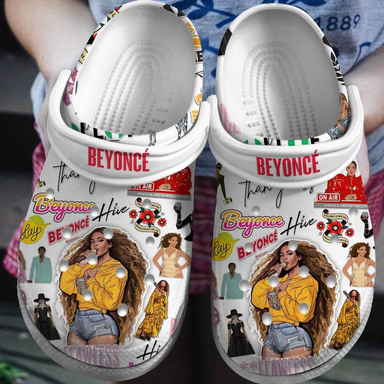 Beyonce Singer Music Crocs Crocband Clogs Shoes