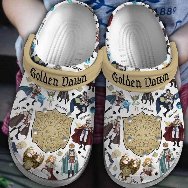 Black Clover Movie Crocs Crocband Clogs Shoes