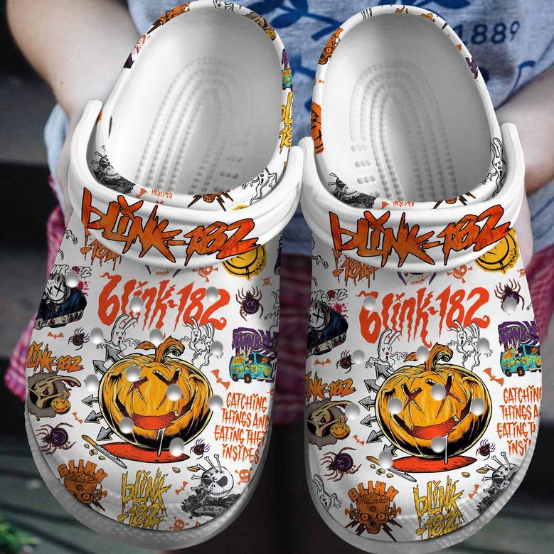 Blink 182 Music Crocs Crocband Clogs Shoes