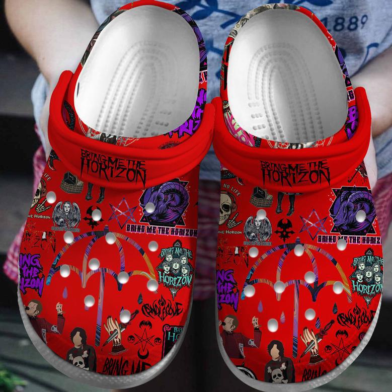 Bring Me The Horizon Music Crocs Crocband Clogs Shoes