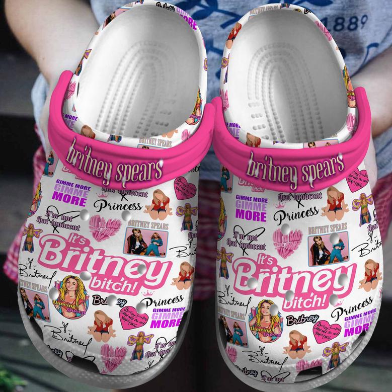 Britney Spears Music Crocs Crocband Clogs Shoes