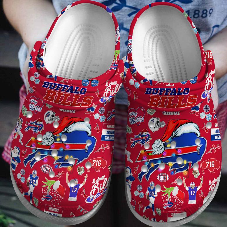 Buffalo Bills Nfl Sport Crocs Crocband Clogs Shoes