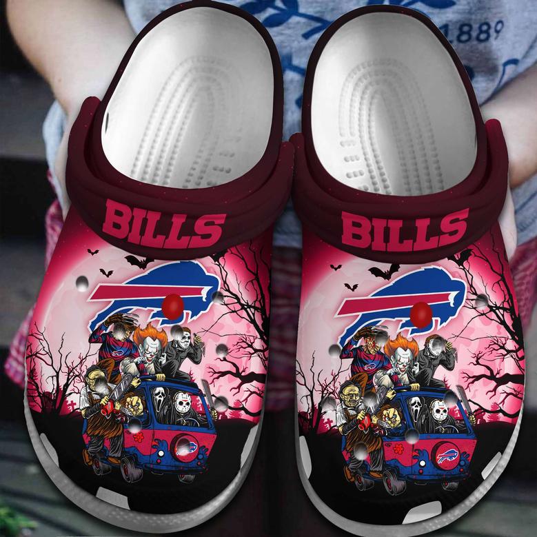 Buffalo Bills Nfl Sport Crocs Crocband Clogs Shoes