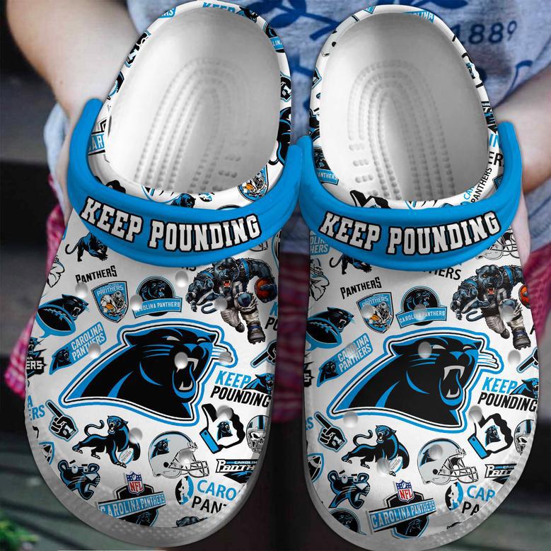 Carolina Panthers Nfl Sport Crocs Crocband Clogs Shoes