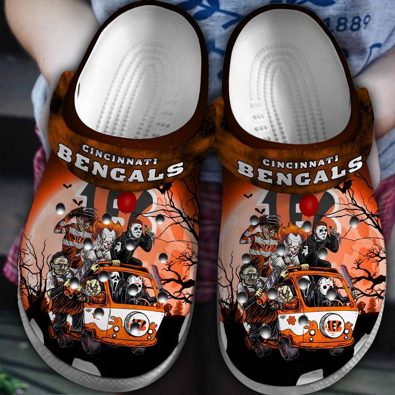 Cincinnati Bengals Nfl Sport Crocs Crocband Clogs Shoes