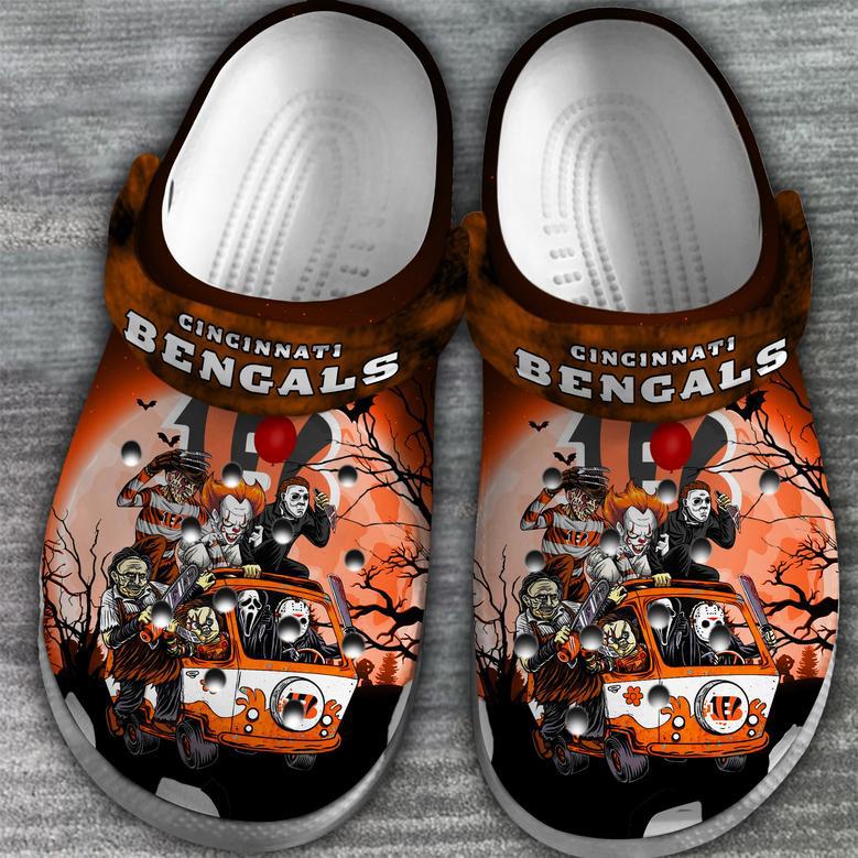 Cincinnati Bengals Nfl Sport Crocs Crocband Clogs Shoes