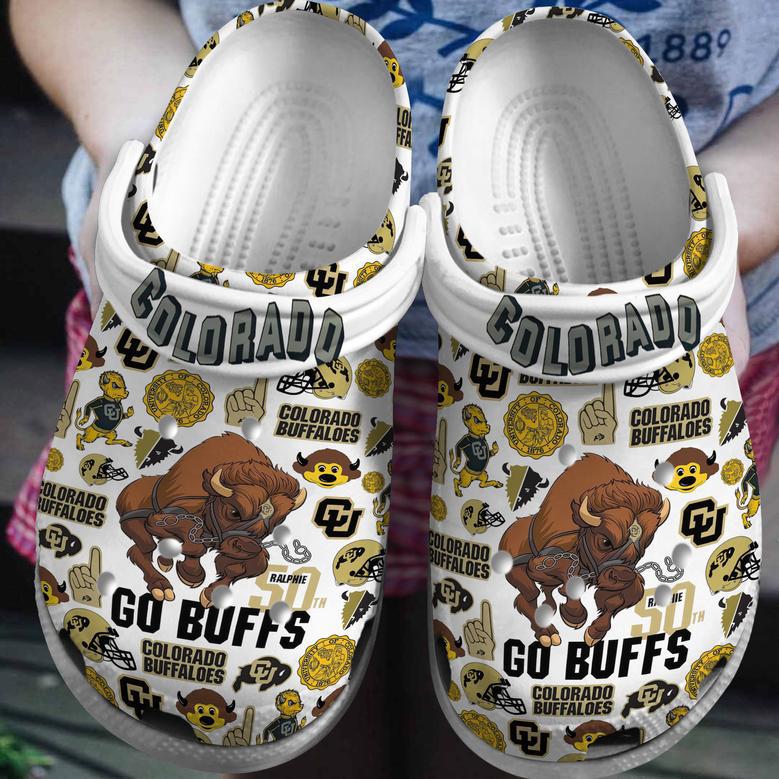 Colorado Buffaloes Ncaa Sport Crocs Crocband Clogs Shoes