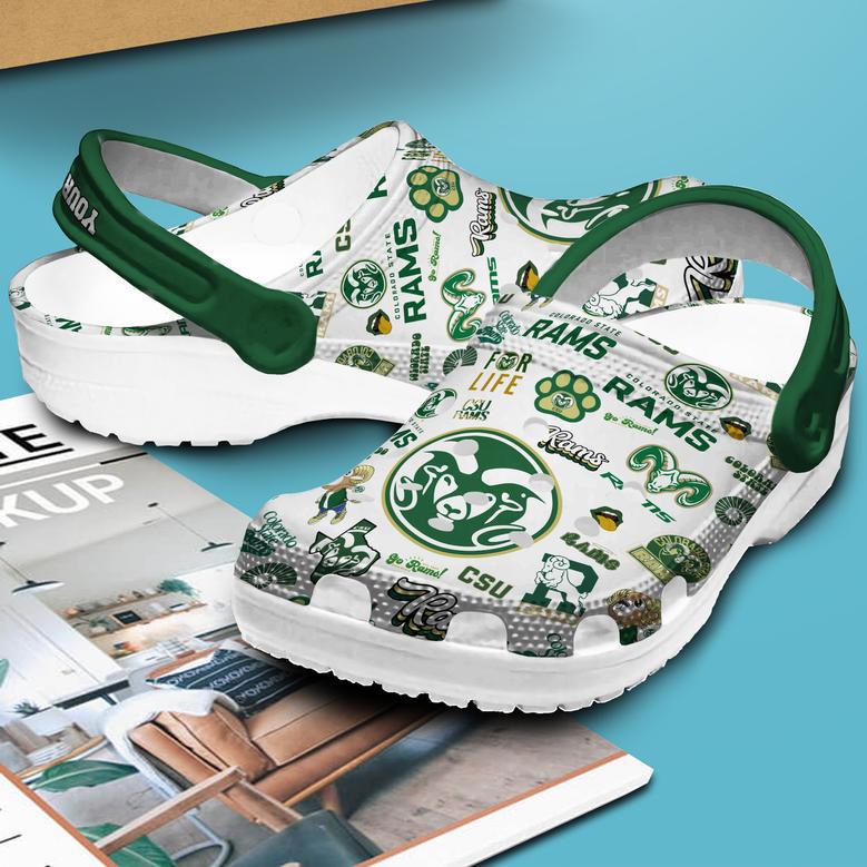 Colorado State Rams Ncaa Sport Crocs Crocband Clogs Shoes