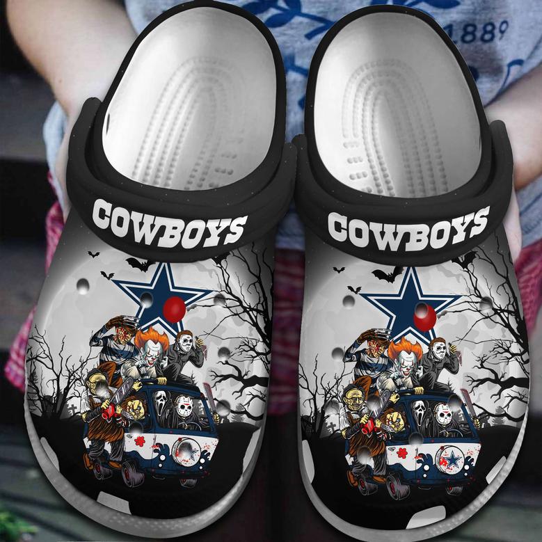 Dallas Cowboys Nfl Sport Crocs Crocband Clogs Shoes