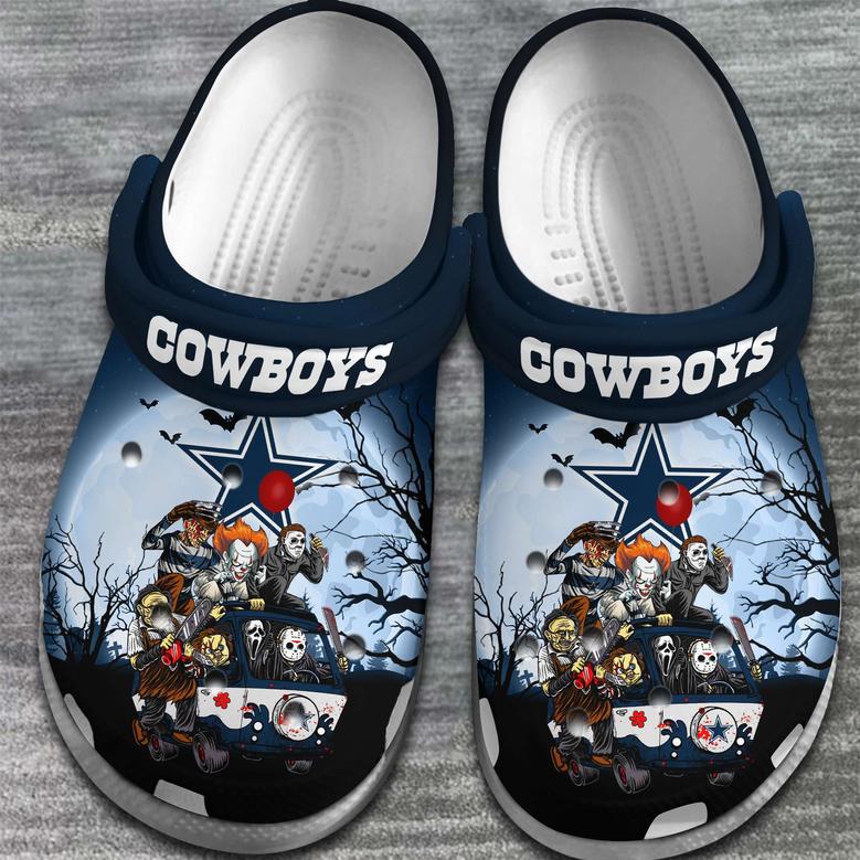 Dallas Cowboys Nfl Sport Crocs Crocband Clogs Shoes