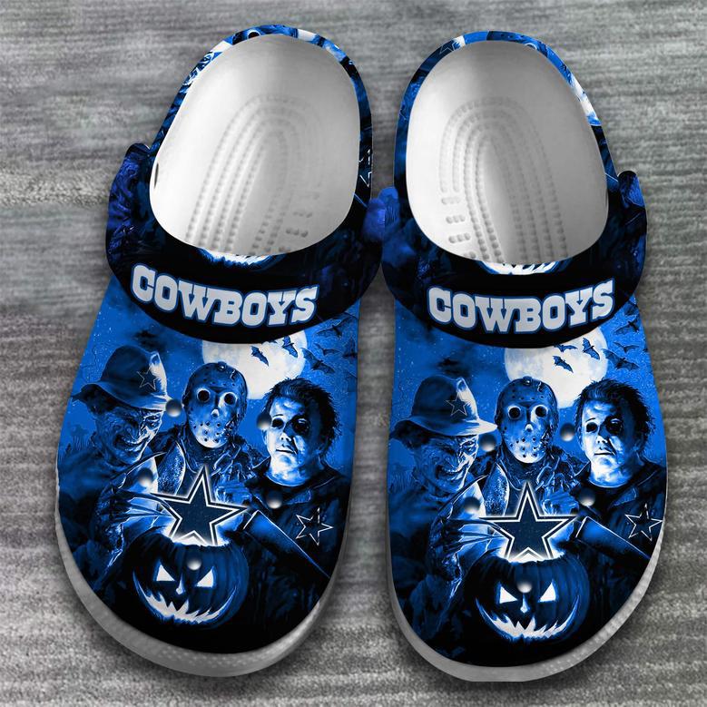 Dallas Cowboys Nfl Sport Crocs Crocband Clogs Shoes