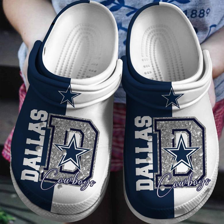 Dallas Cowboys Nfl Sport Crocs Crocband Clogs Shoes