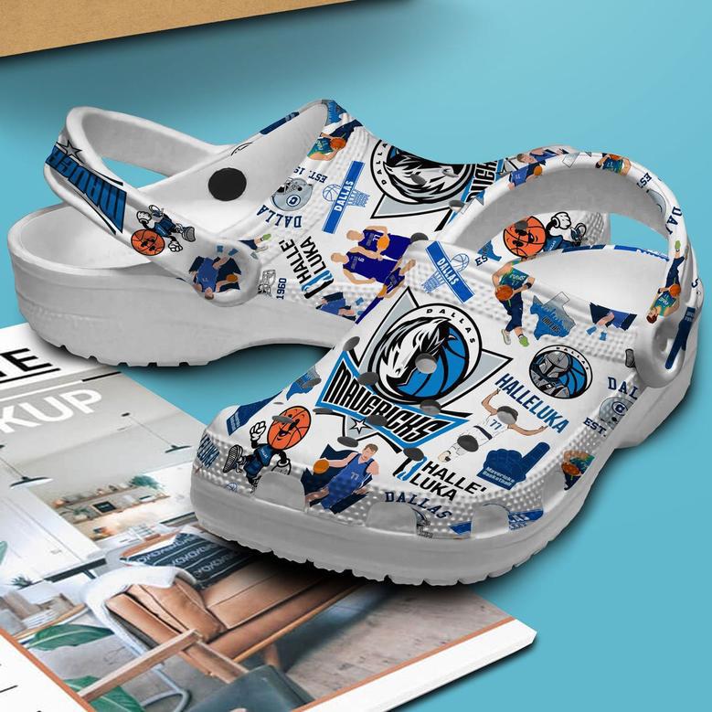 Dallas Mavericks Nba Sport Crocs Crocband Clogs Shoes