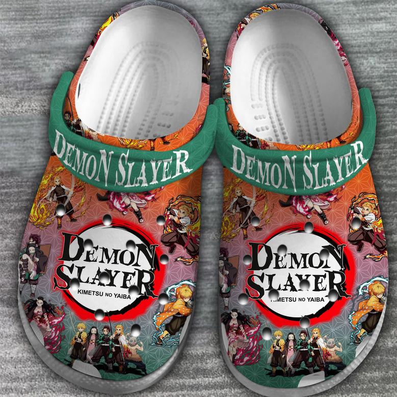 Demon Slayer Tv Series Crocs Crocband Clogs Shoes