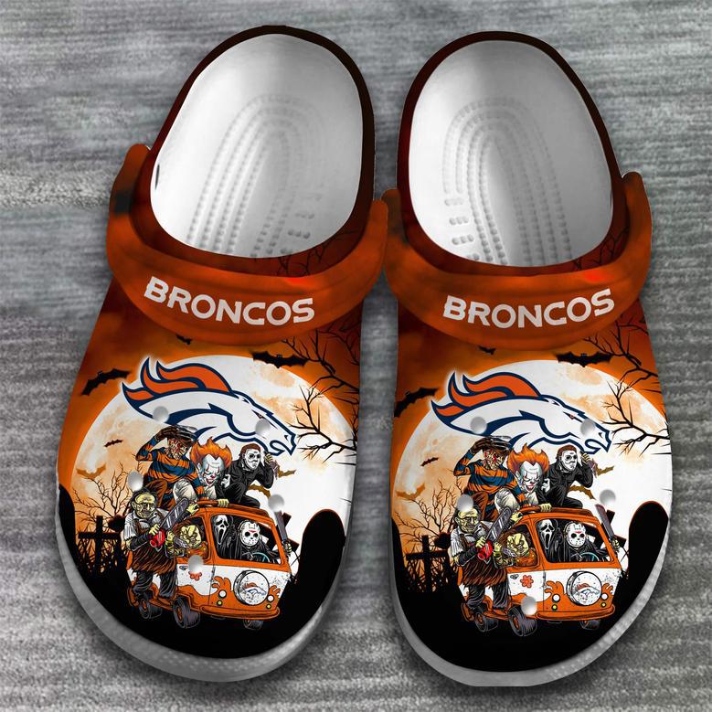 Denver Broncos Nfl Sport Crocs Crocband Clogs Shoes