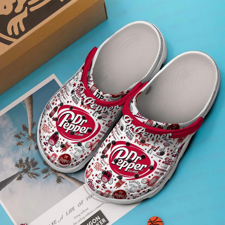 Dr Pepper Drink Crocs Crocband Clogs Shoes