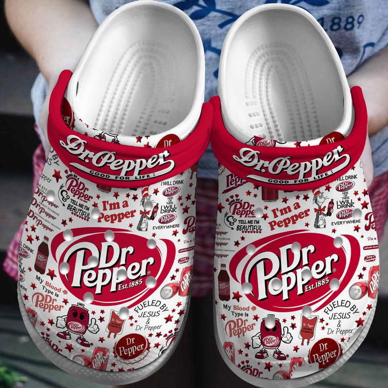 Dr Pepper Drink Crocs Crocband Clogs Shoes