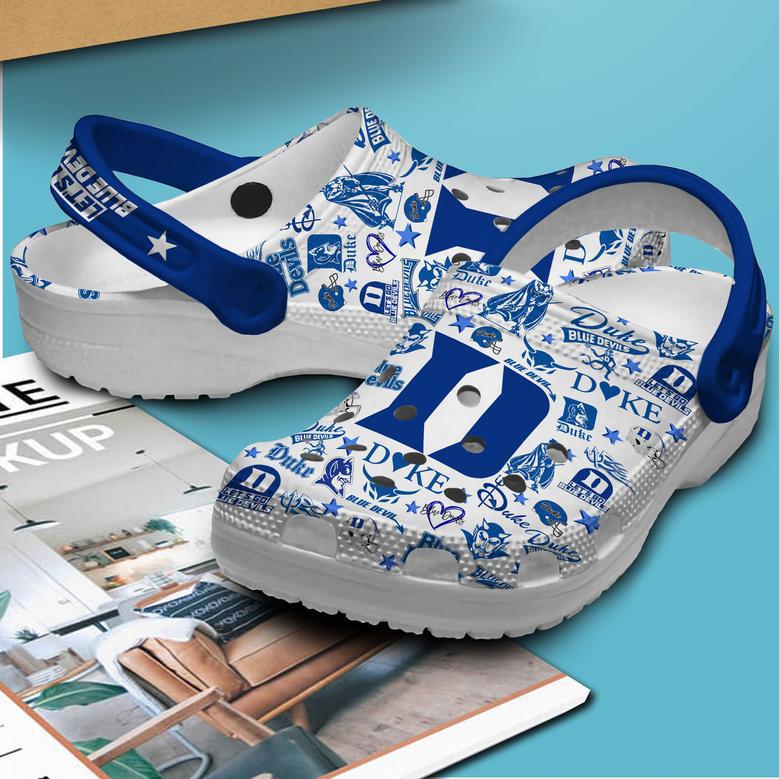 Duke Blue Devils Ncaa Sport Crocs Crocband Clogs Shoes