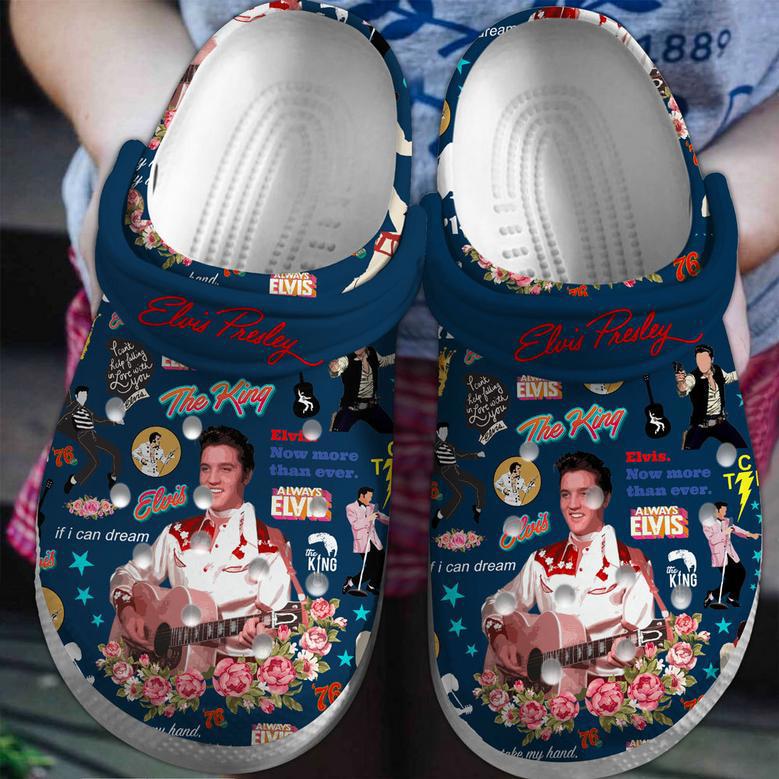 Elvis Presley Music Crocs Crocband Clogs Shoes