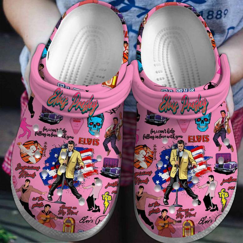 Elvis Presley Music Crocs Crocband Clogs Shoes