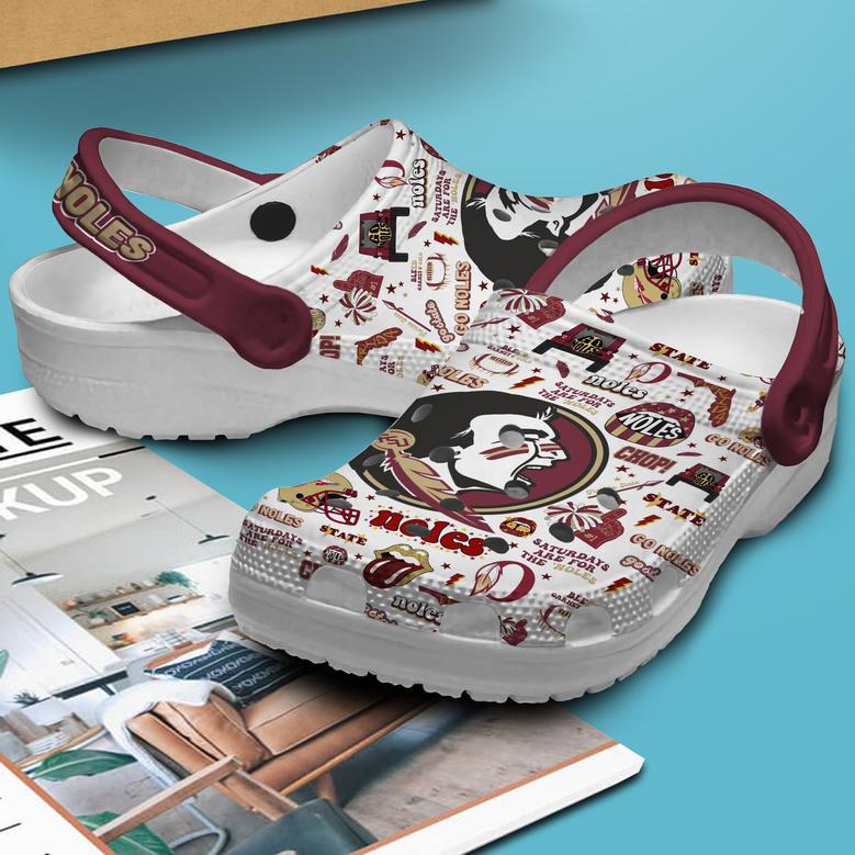 Florida State Seminoles Ncaa Sport Crocs Crocband Clogs Shoes