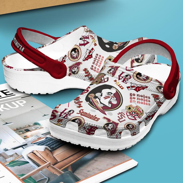 Florida State Seminoles Ncaa Sport Crocs Crocband Clogs Shoes