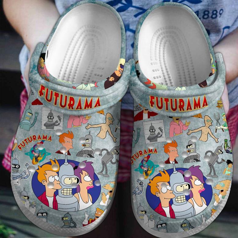 Futurama Tv Series Crocs Crocband Clogs Shoes