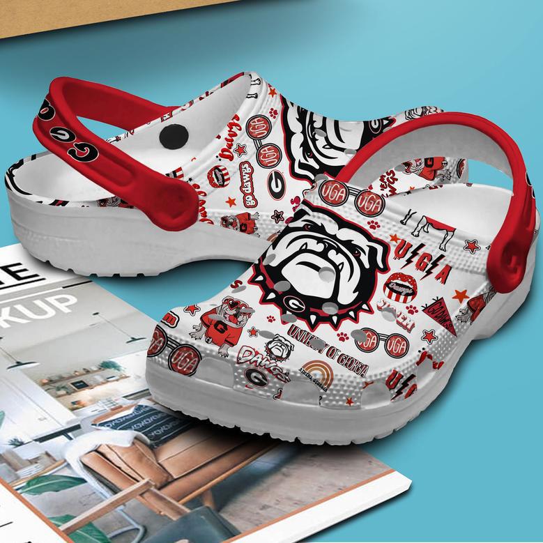 Georgia Bulldogs Ncaa Sport Crocs Crocband Clogs Shoes