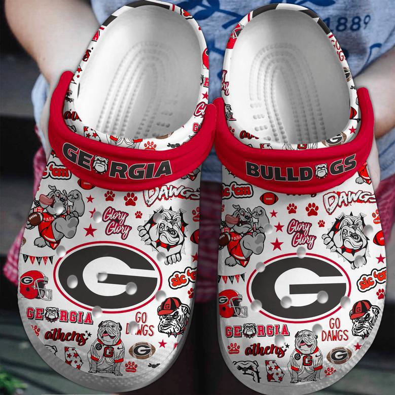 Georgia Bulldogs Ncaa Sport Crocs Crocband Clogs Shoes