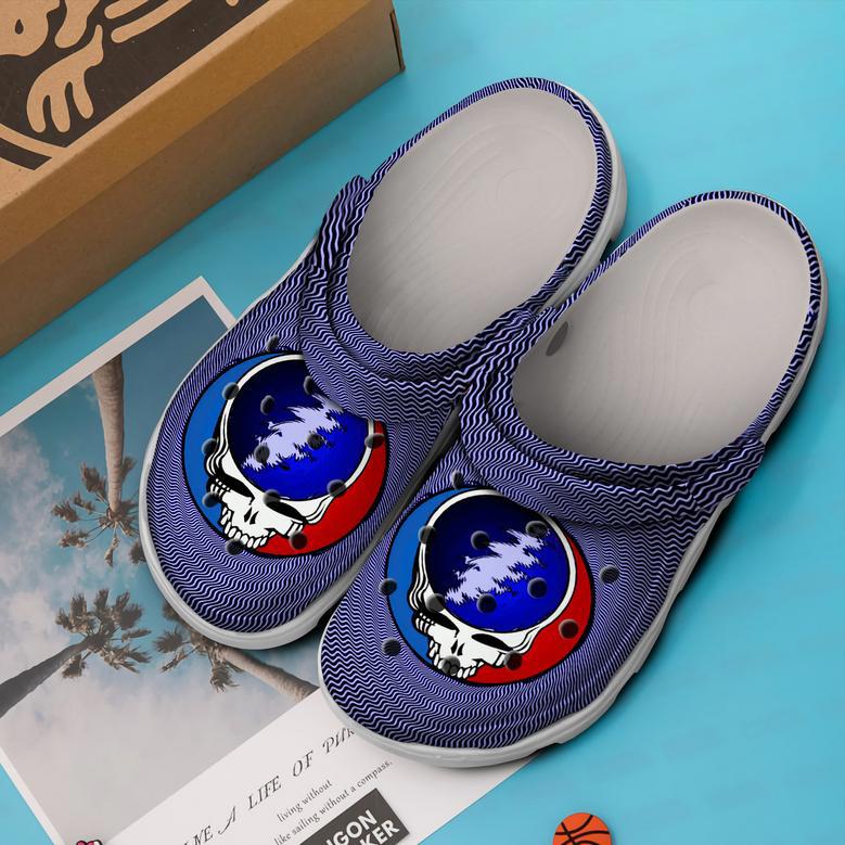 Grateful Dead Music Crocs Crocband Clogs Shoes