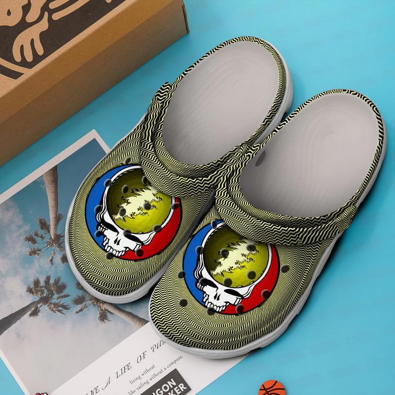 Grateful Dead Music Crocs Crocband Clogs Shoes