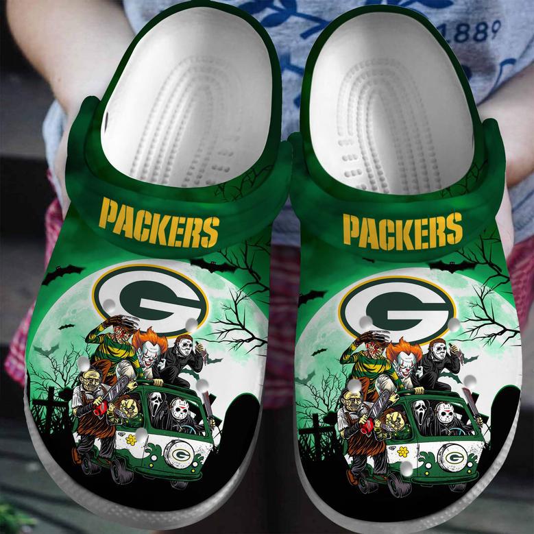 Green Bay Packers Nfl Sport Crocs Crocband Clogs Shoes