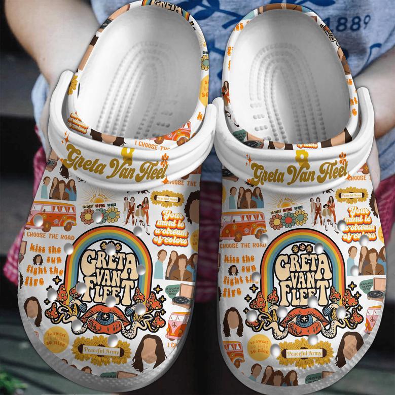 Greta Van Fleet Music Crocs Crocband Clogs Shoes