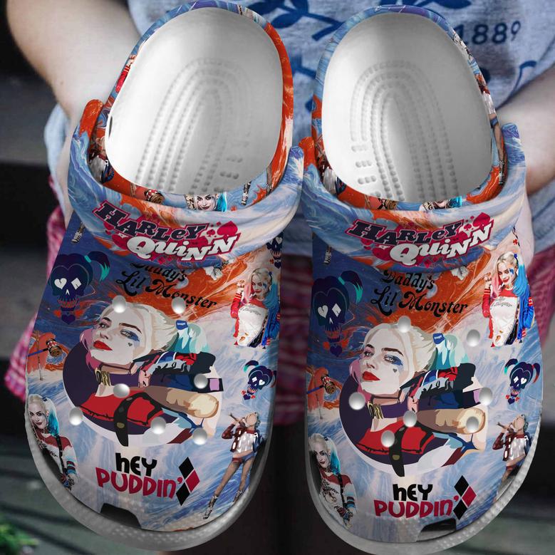 Harley Quinn Movie Crocs Crocband Clogs Shoes