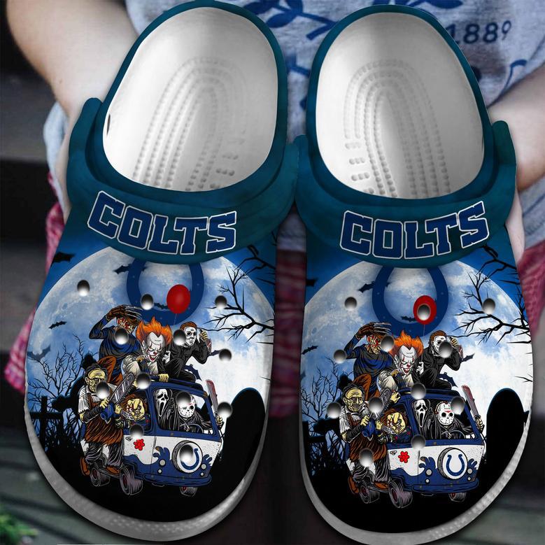 Indianapolis Colts Nfl Sport Crocs Crocband Clogs Shoes