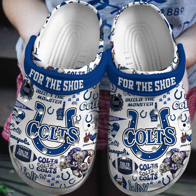 Indianapolis Colts Nfl Sport Crocs Crocband Clogs Shoes