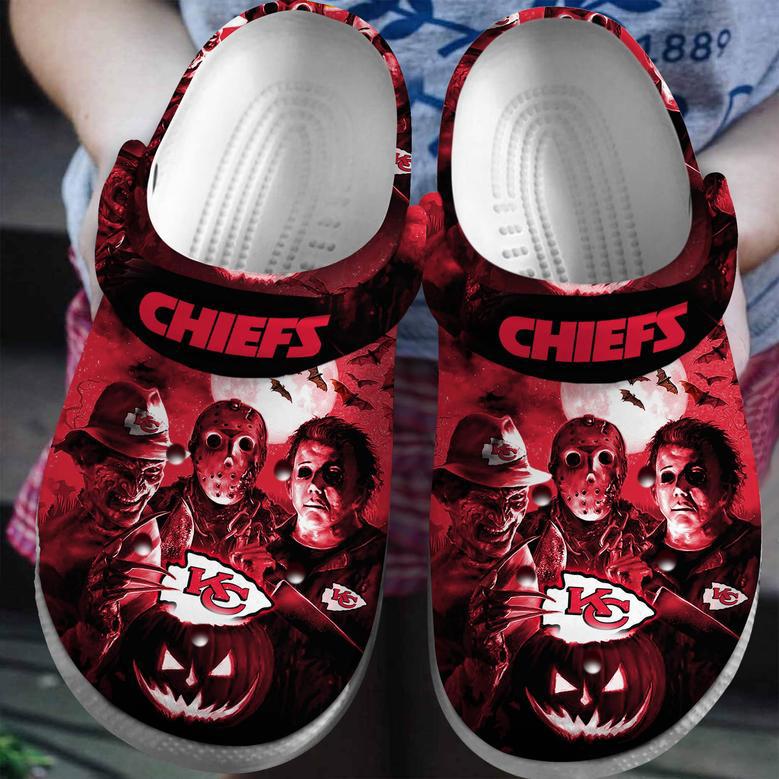 Kansas City Chiefs Nfl Sport Crocs Crocband Clogs Shoes