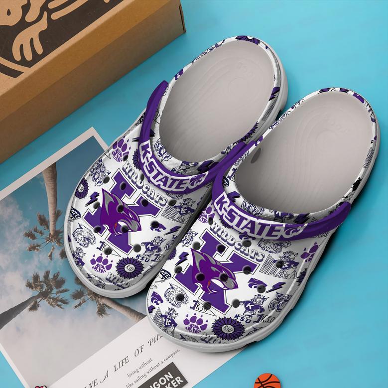 Kansas State Wildcats Ncaa Sport Crocs Crocband Clogs Shoes