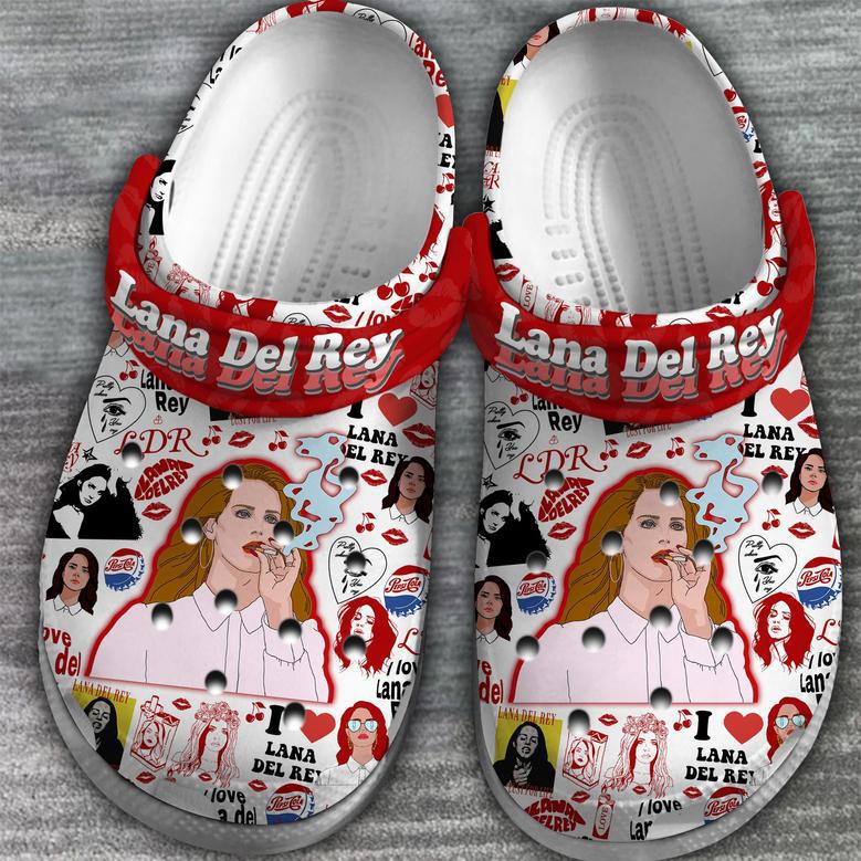 Lana Del Rey Music Crocs Crocband Clogs Shoes