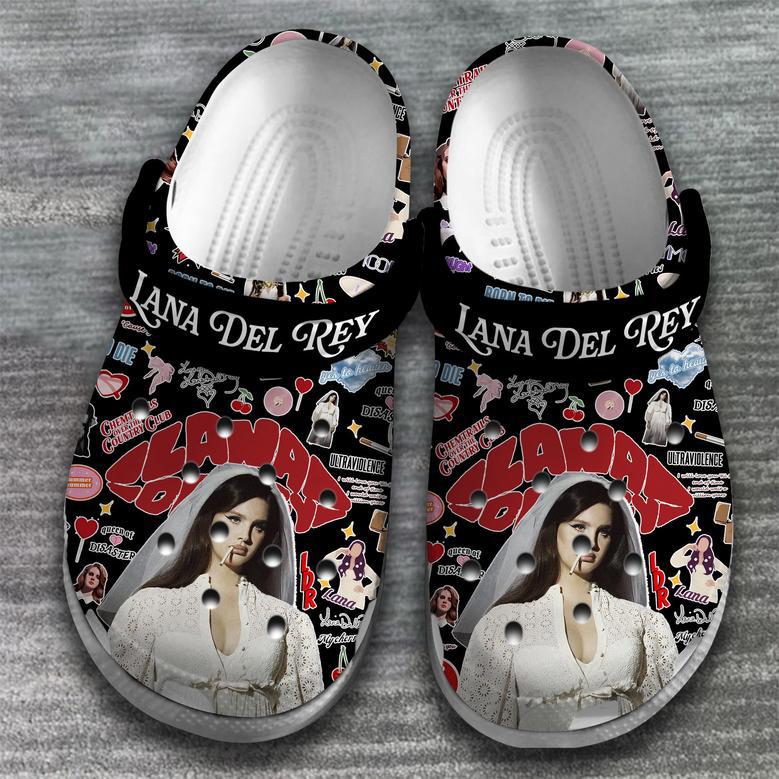 Lana Del Rey Music Crocs Crocband Clogs Shoes