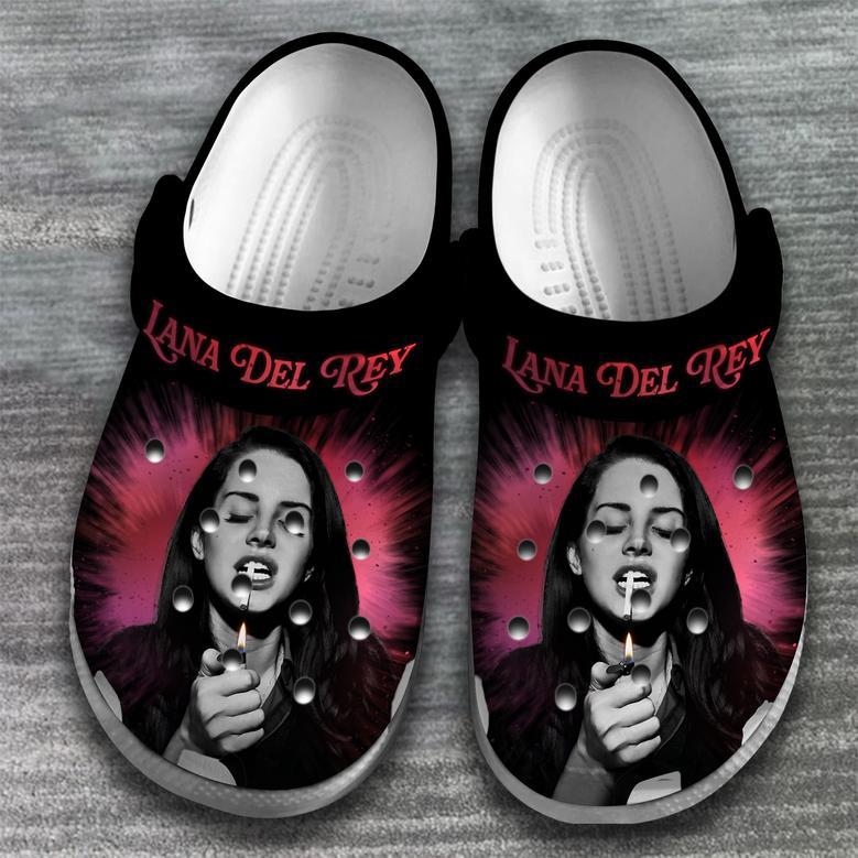 Lana Del Rey Music Crocs Crocband Clogs Shoes