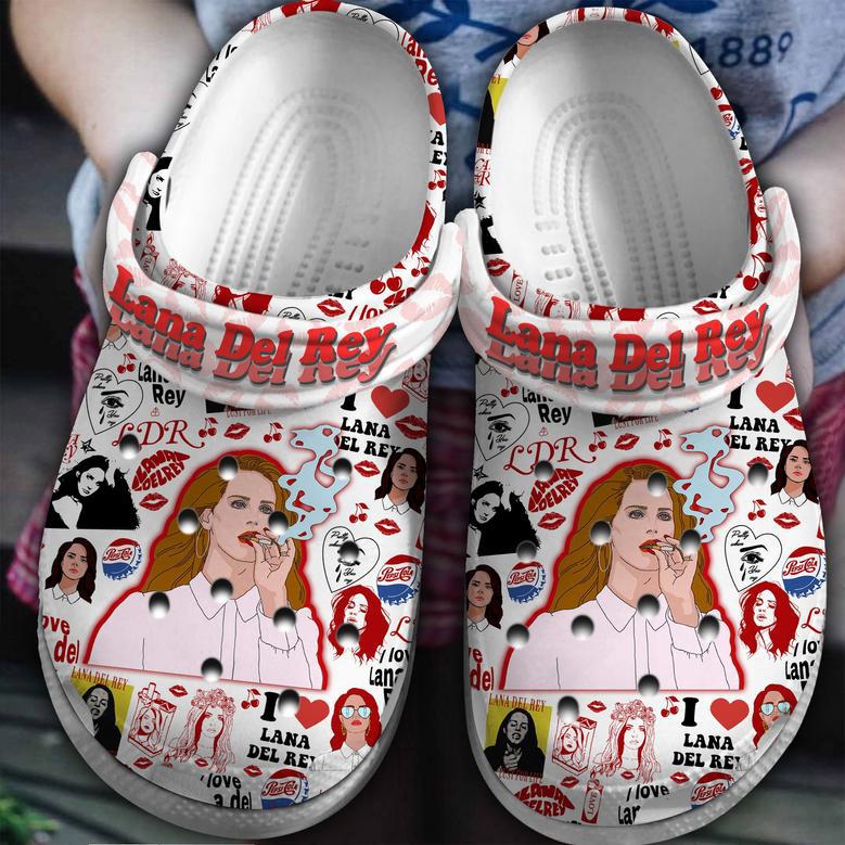 Lana Del Rey Music Crocs Crocband Clogs Shoes