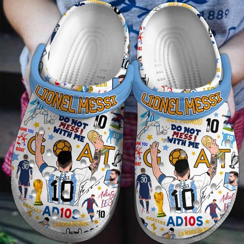 Lionel Messi Inter Miami Football Soccer Sport Crocs Crocband Clogs Shoes