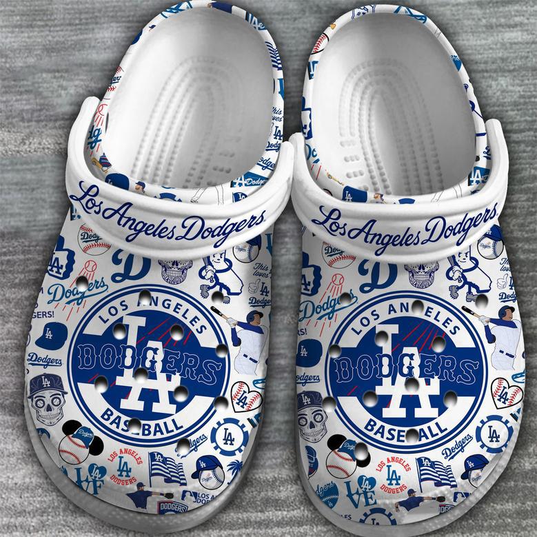 Los Angeles Dodgers Mlb Sport Crocs Crocband Clogs Shoes