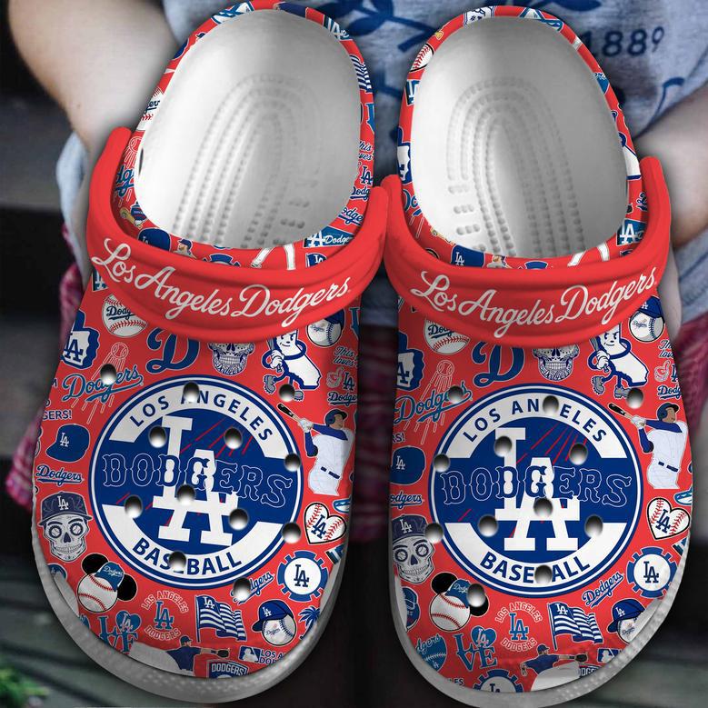 Los Angeles Dodgers Mlb Sport Crocs Crocband Clogs Shoes