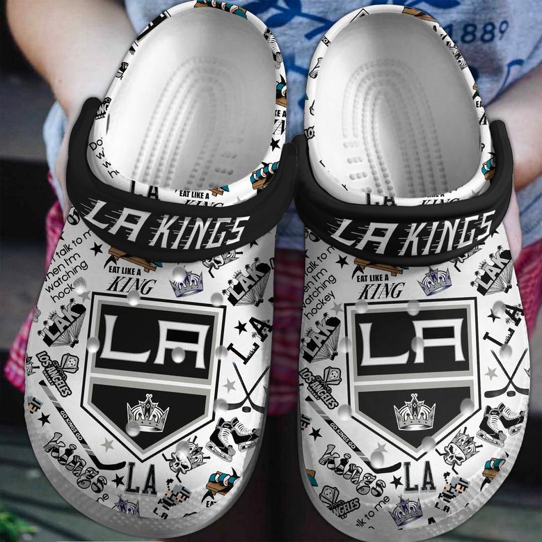 Los Angeles Kings Nhl Sport Crocs Crocband Clogs Shoes